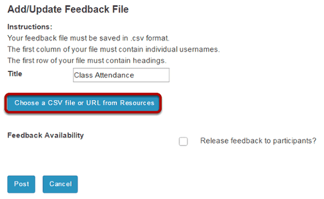 Select your file.