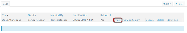 To view feedback for all students, click View.